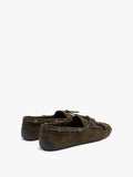 Mocasines De Piel Con Lazo