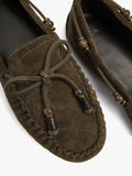Mocasines De Piel Con Lazo