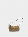 Bolso Bandolera Alargado De Piel