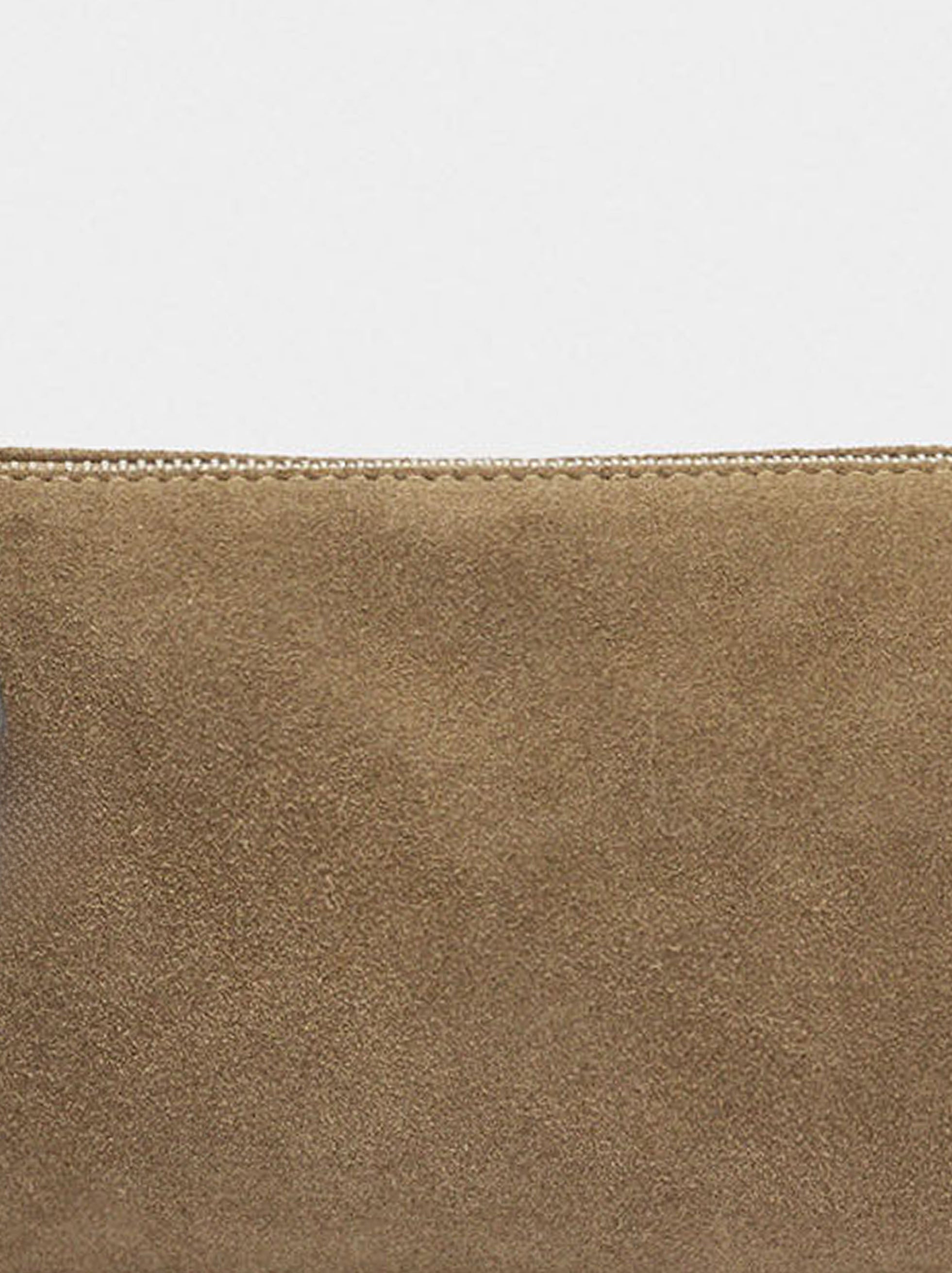 Bolso Bandolera Alargado De Piel