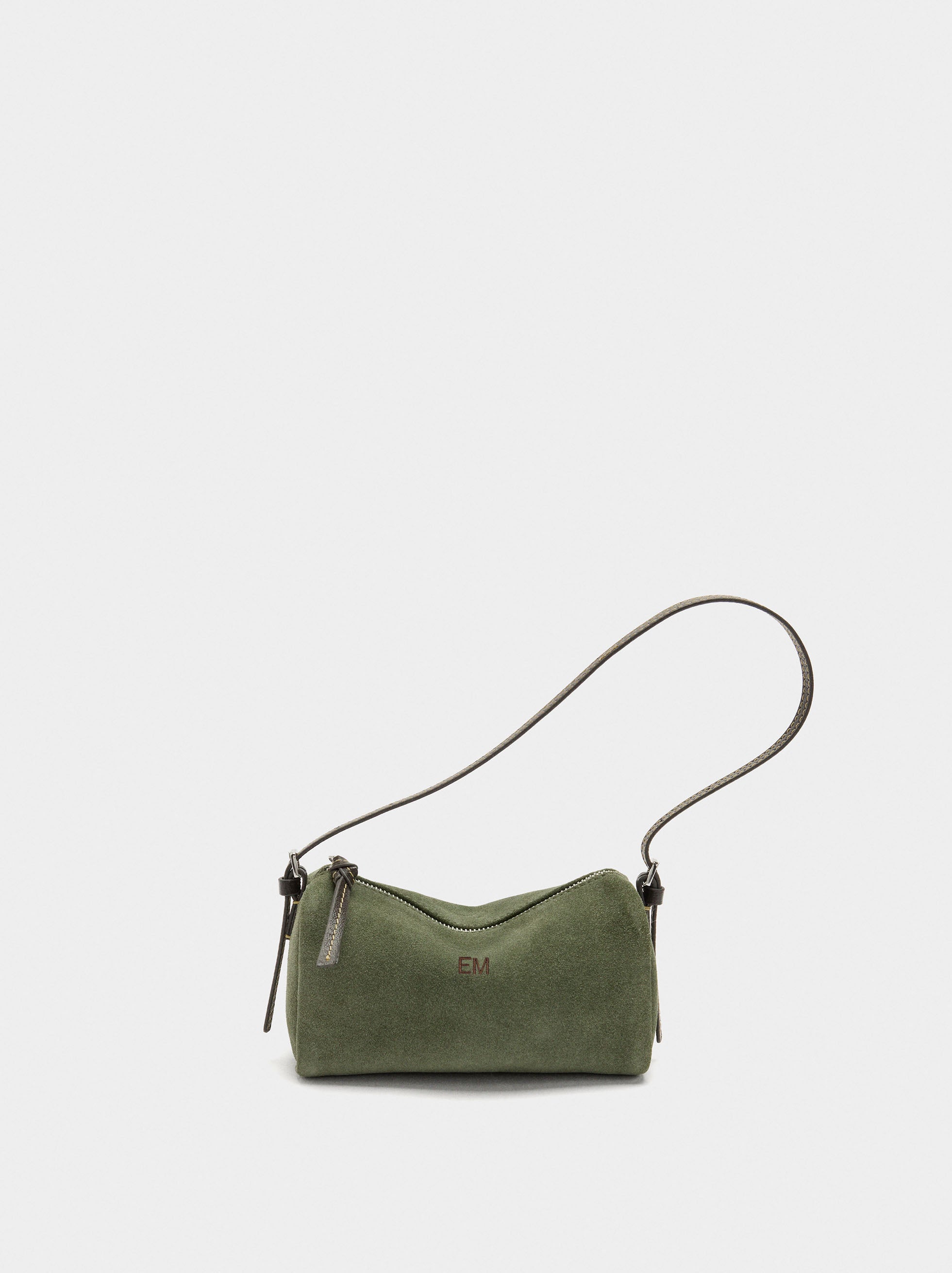 Bolso Bandolera Alargado De Piel