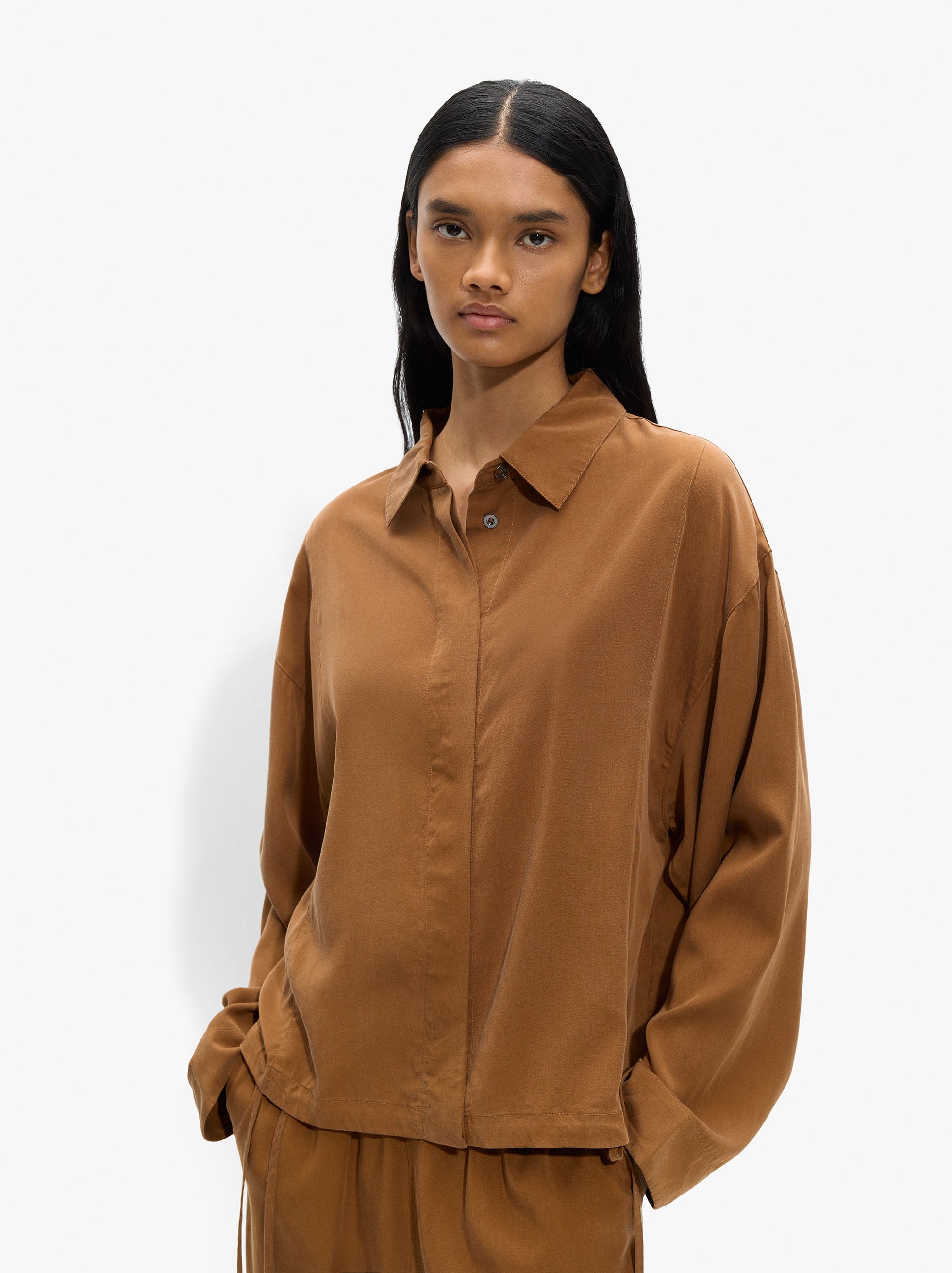 Camisa Lisa 100% Lyocell