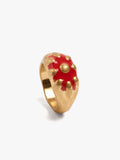 Anillo Con Detalle De Color