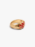 Anillo Con Detalle De Color