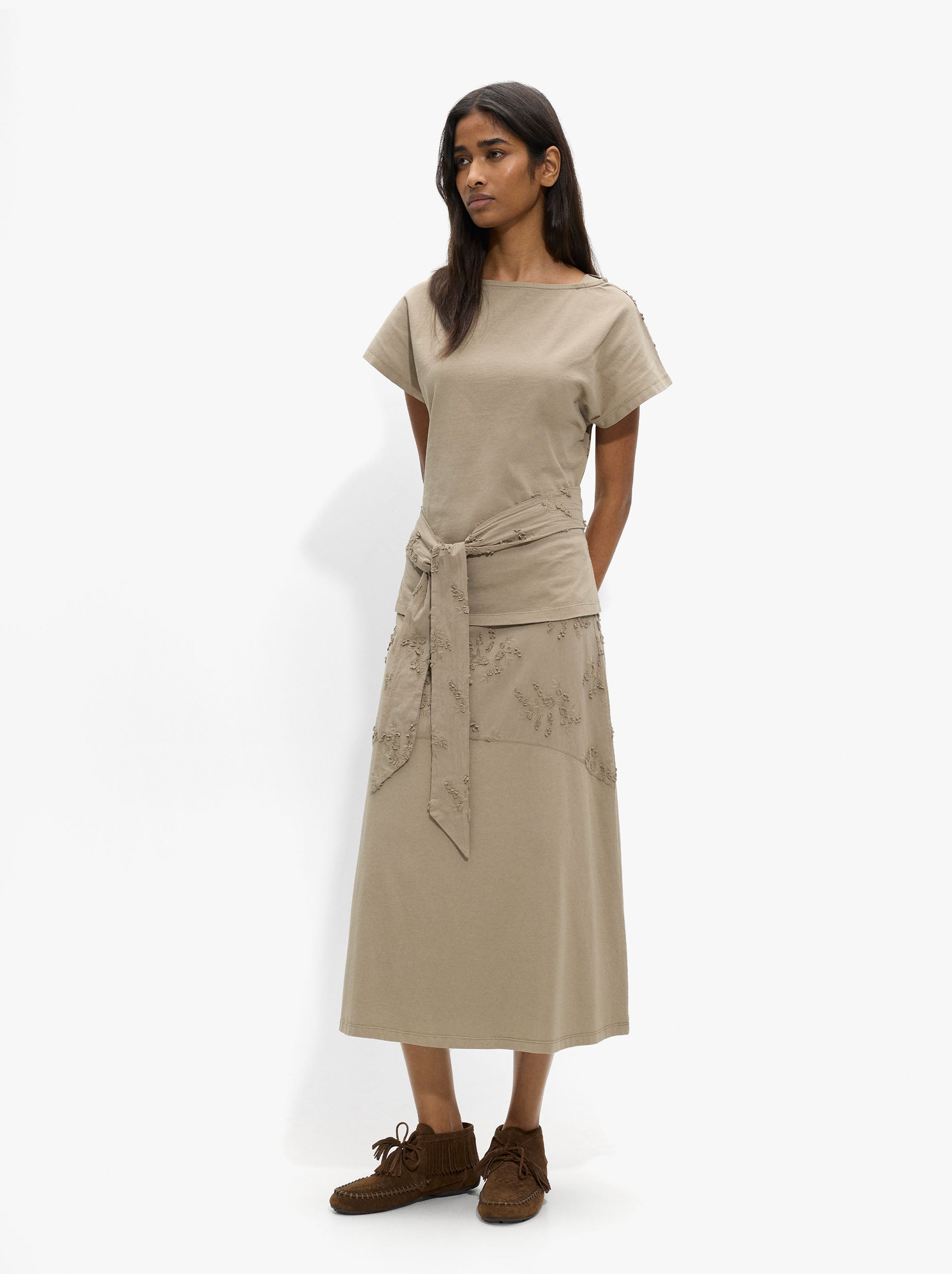 Blusa Con Bordados 100% Algodón
