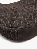 Bolso De Hombro Con Piel Trenzada
