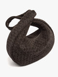 Bolso De Hombro Con Piel Trenzada