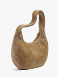 Bolso De Hombro Con Piel Trenzada