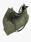 Bolso Shopper Rectangular Con Piel