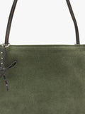 Bolso Shopper Rectangular Con Piel