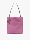 Bolso Shopper Rectangular Con Piel