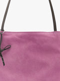 Bolso Shopper Rectangular Con Piel