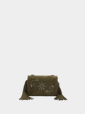 Bolso Bandolera Con Tachuelas Y Flecos