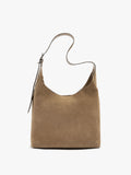 Bolso De Hombro De Piel Con Hebilla