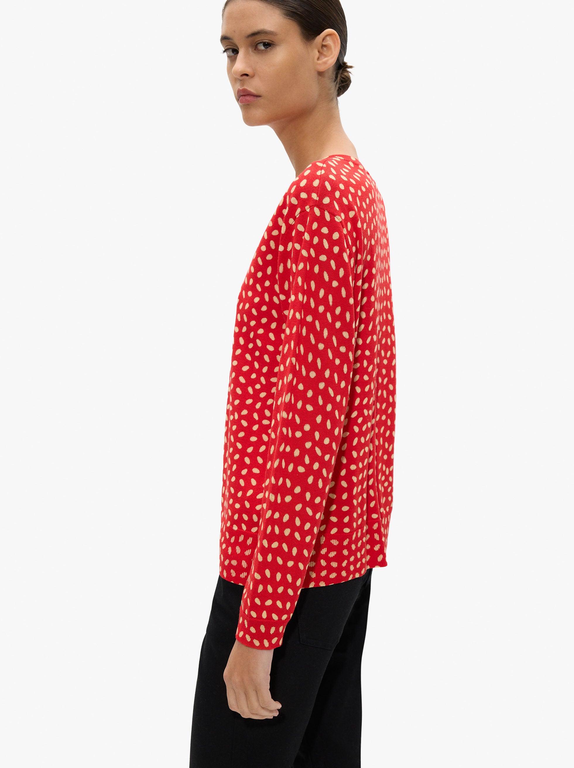 Jersey De Punto Estampado