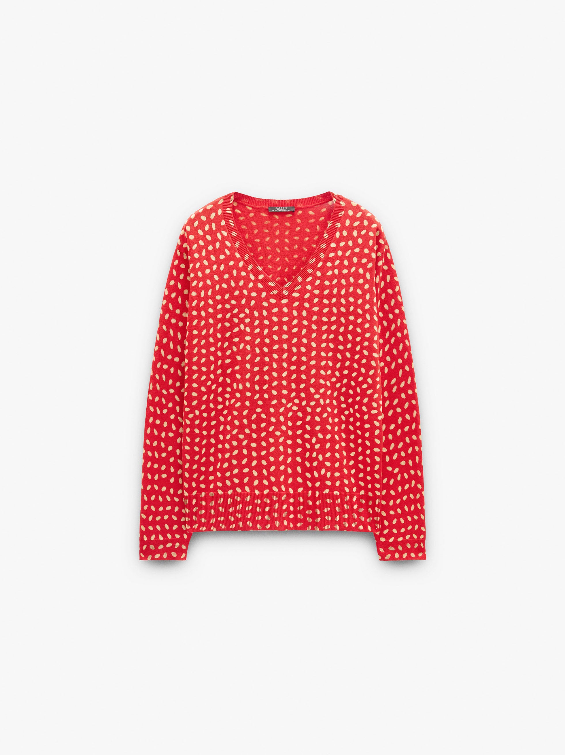 Jersey De Punto Estampado