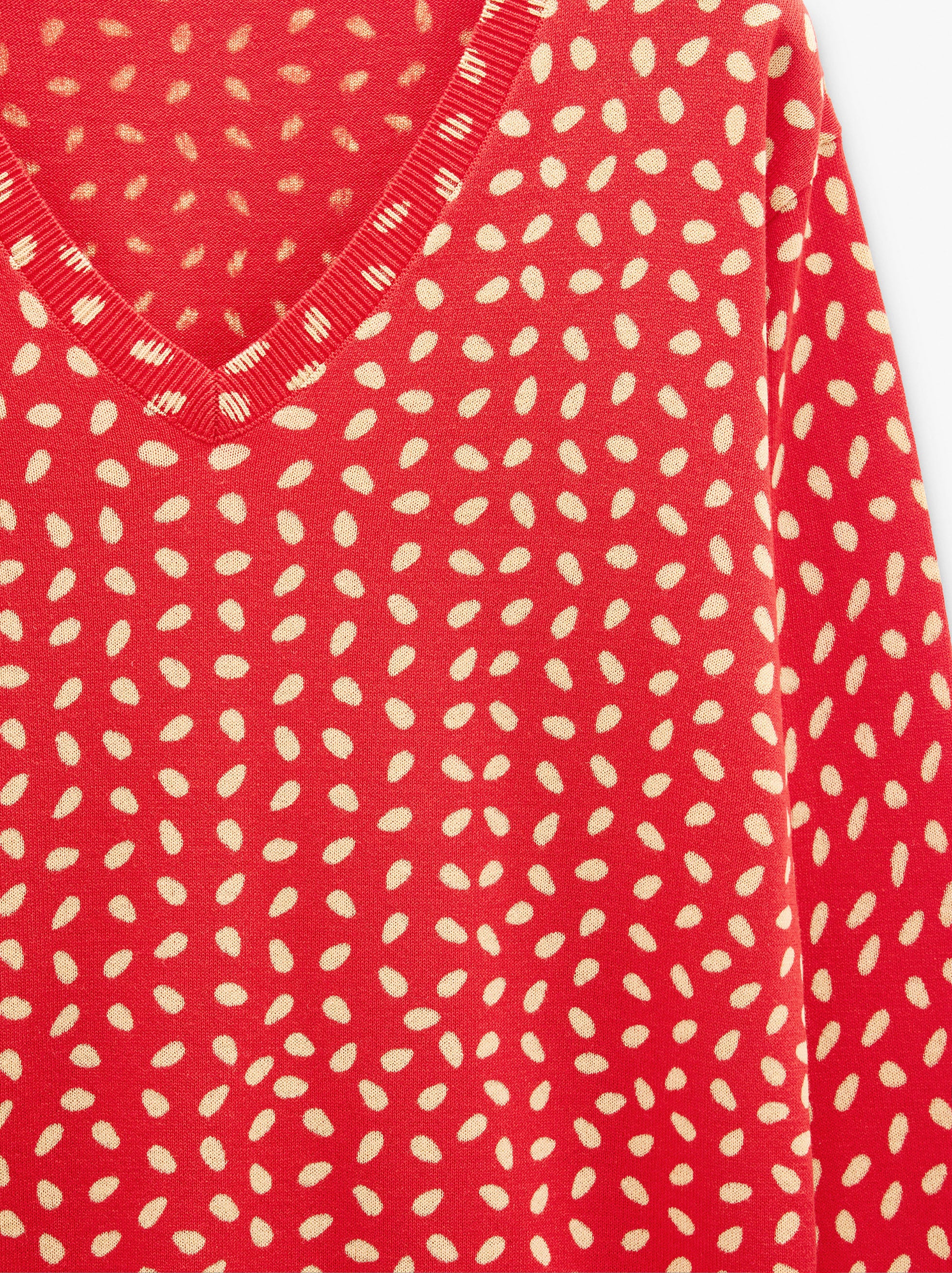 Jersey De Punto Estampado