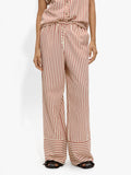 Pantalón Recto A Rayas