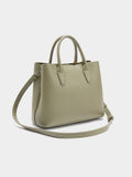 Bolso Tote Con Textura Y Colgante