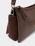 Bolso Bandolera Con Textura Efecto Piel