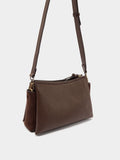 Bolso Bandolera Con Textura Efecto Piel