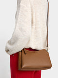 Bolso Bandolera Con Textura Efecto Piel