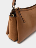 Bolso Bandolera Con Textura Efecto Piel
