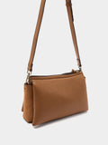 Bolso Bandolera Con Textura Efecto Piel