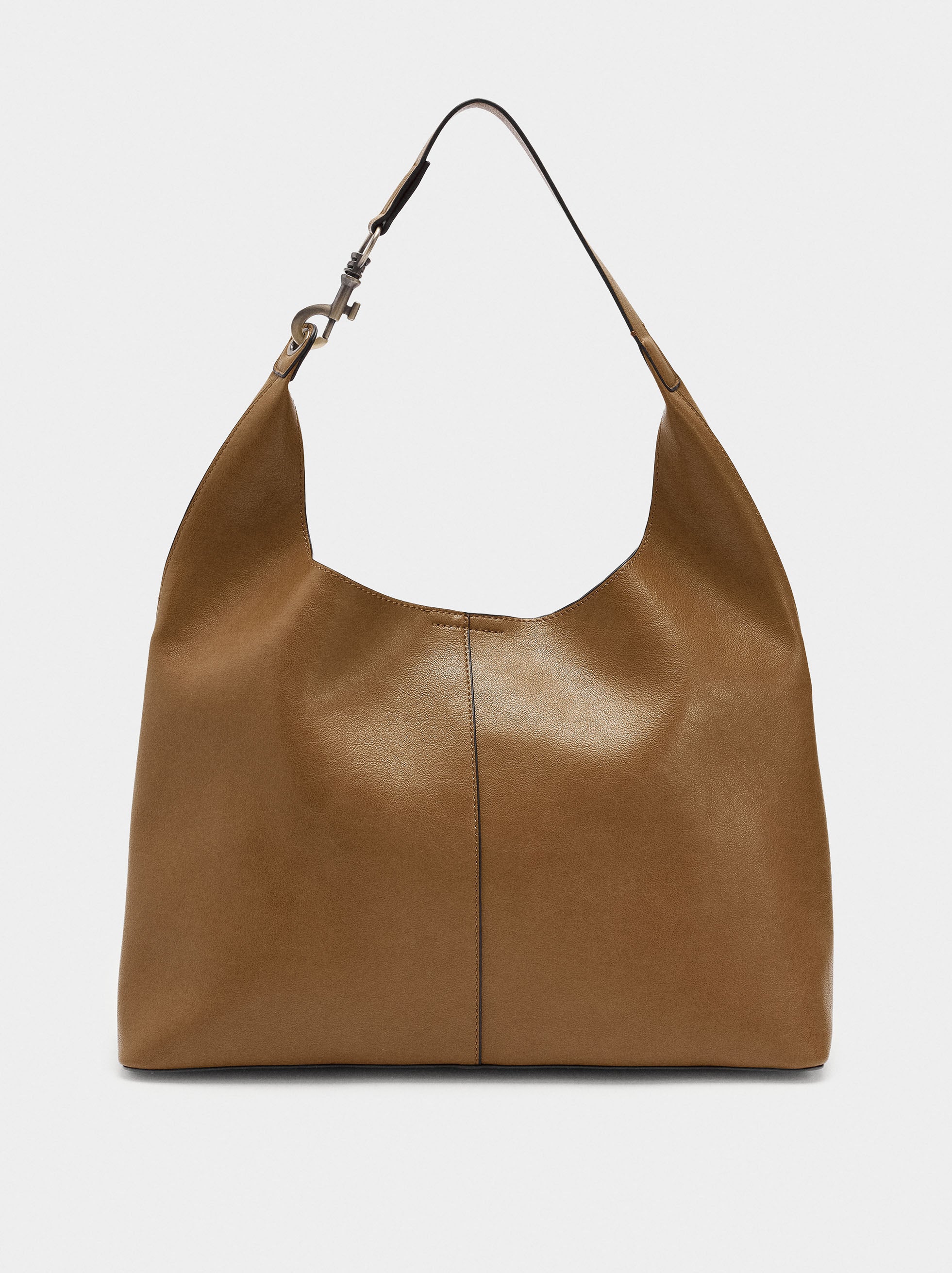 Bolso Liso Estilo Hobo