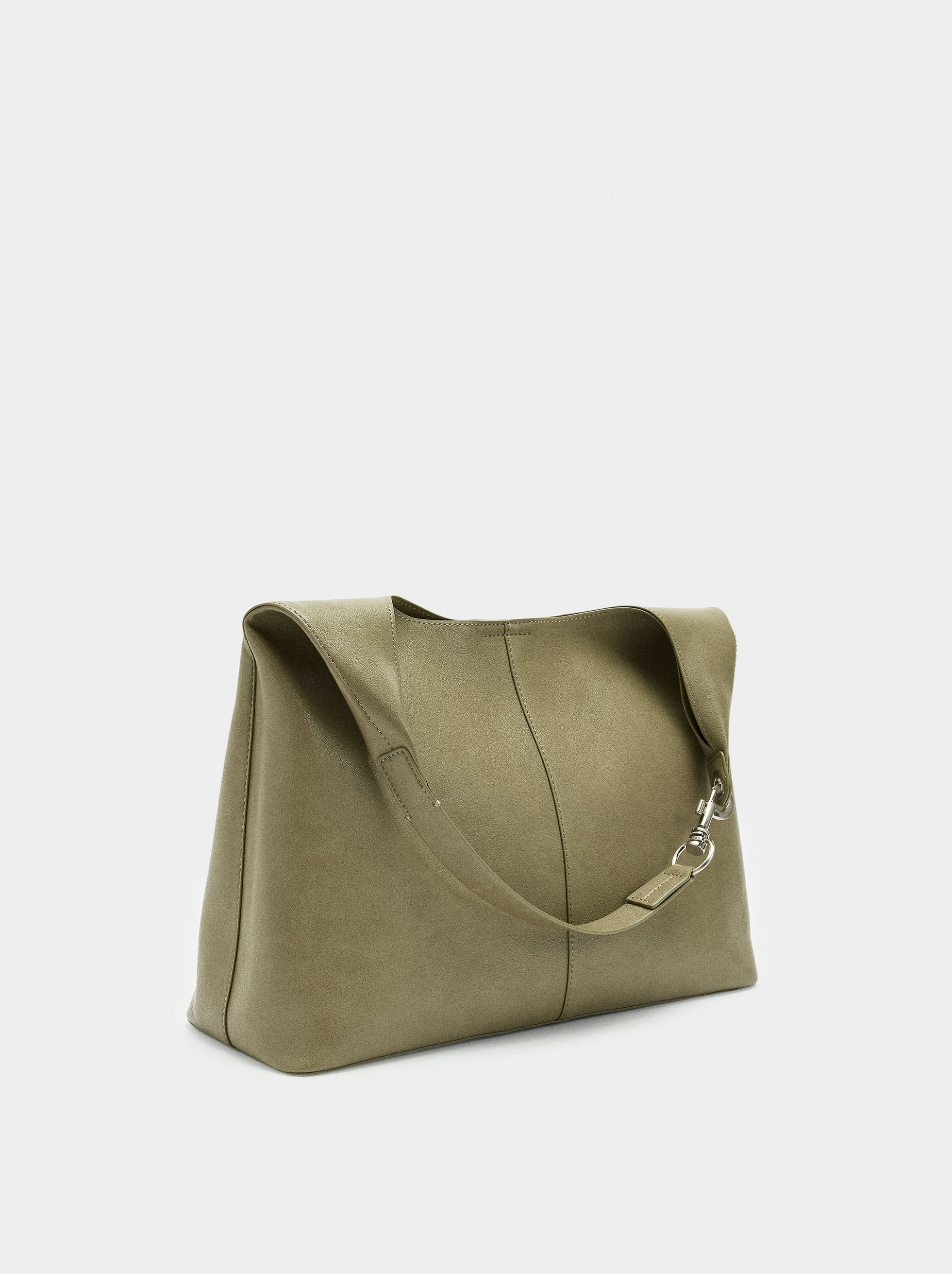 Bolso Liso Estilo Hobo