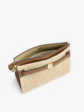 Bolso De Mano Efecto Rafia Con Bandolera