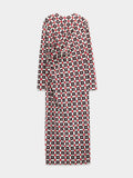 Vestido Drapeado A Cuadros