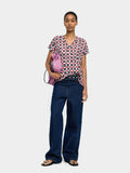 Blusa Estampada A Cuadros