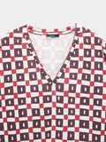 Blusa Estampada A Cuadros