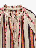 Blusa Estampado Contraste 100% Algodón