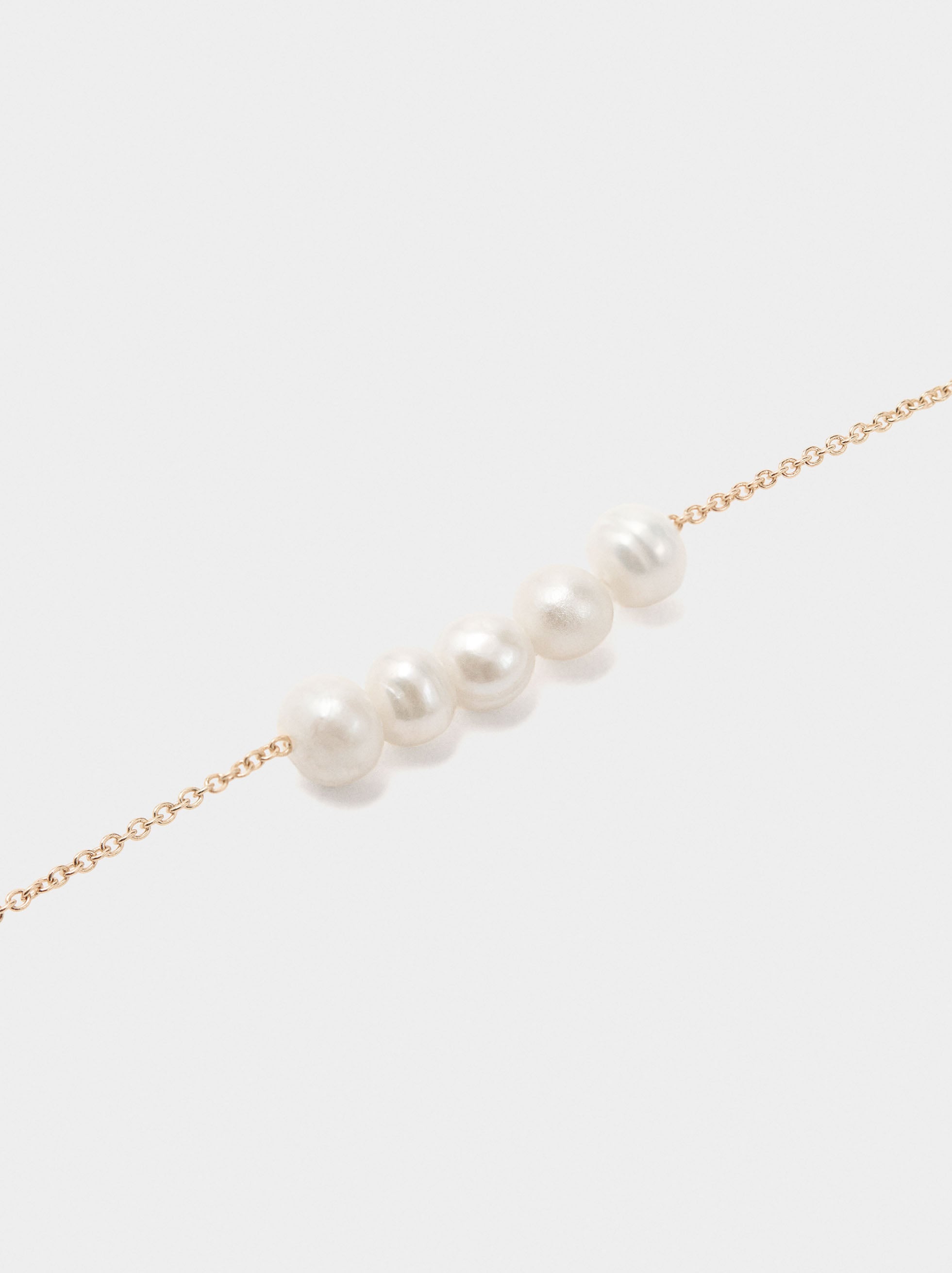 Pulsera Con Perlas De Agua Dulce
