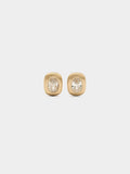 Pendientes Redondeados Con Circonitas