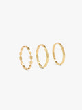 Set De Anillos Con Ondas