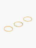 Set De Anillos Con Ondas
