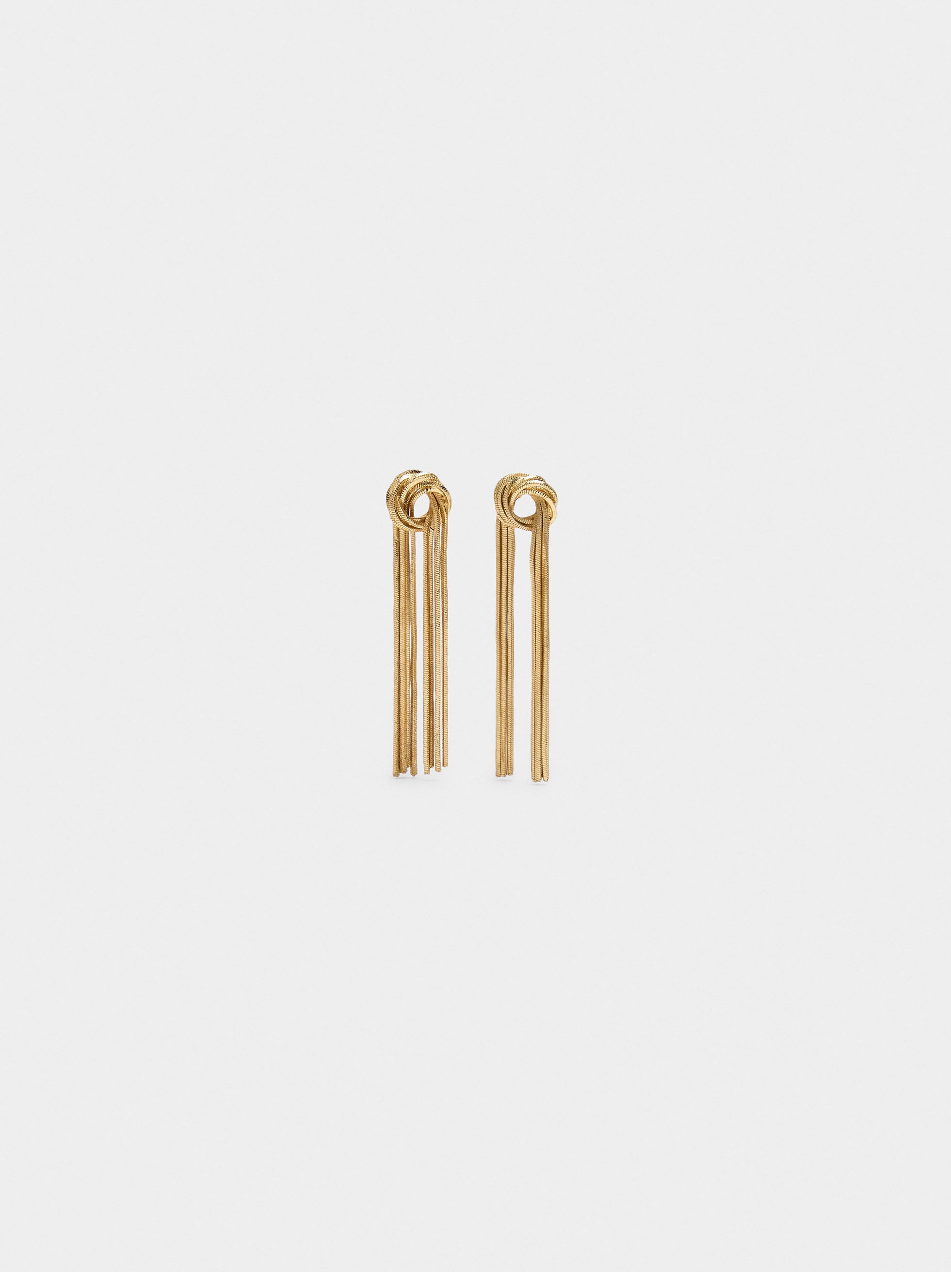 Pendientes Largos Con Nudo