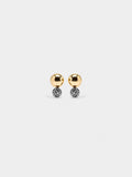 Pendientes De Esferas Con Cristales