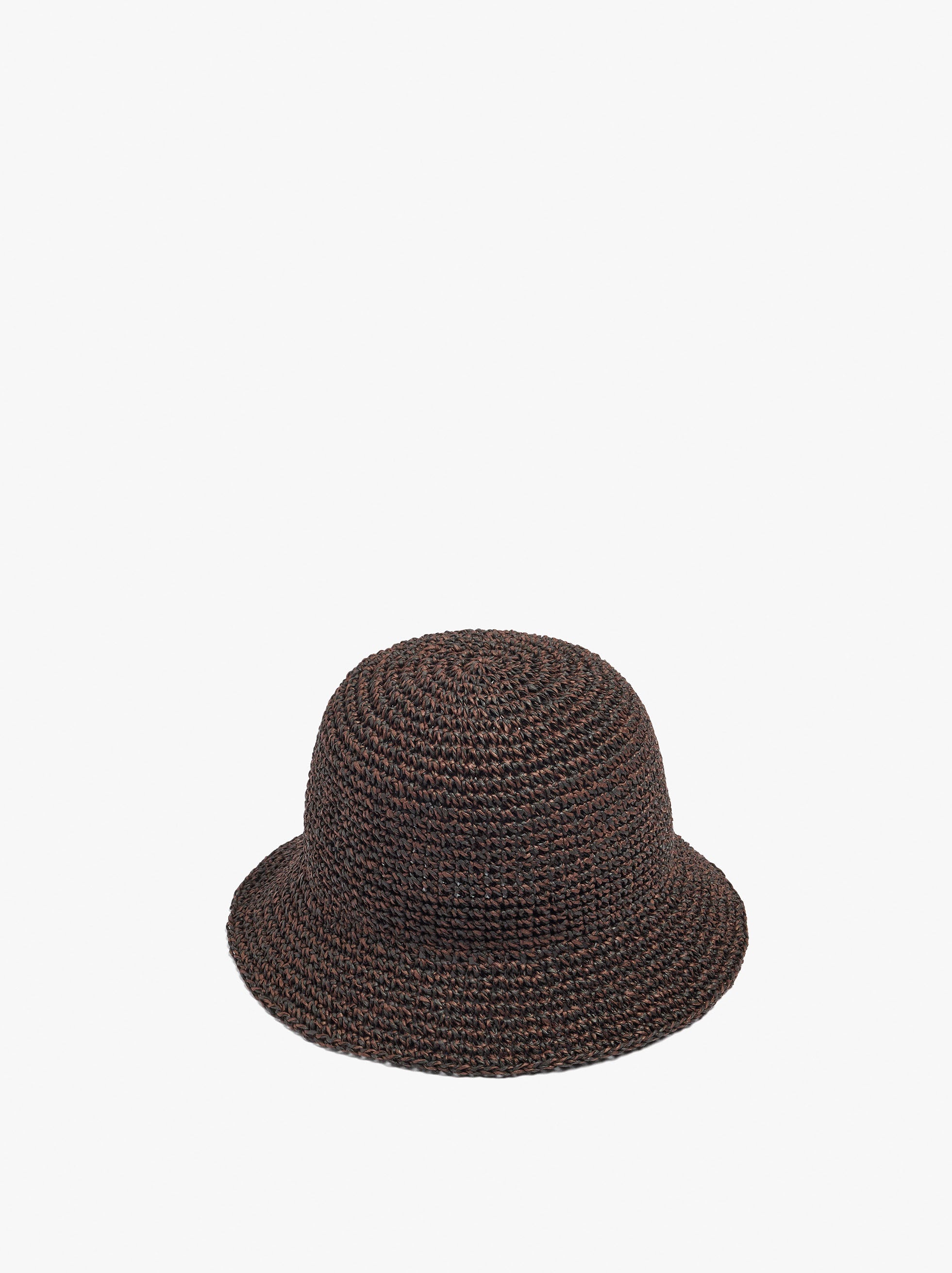 Sombrero Bucket Con Efecto Rafia