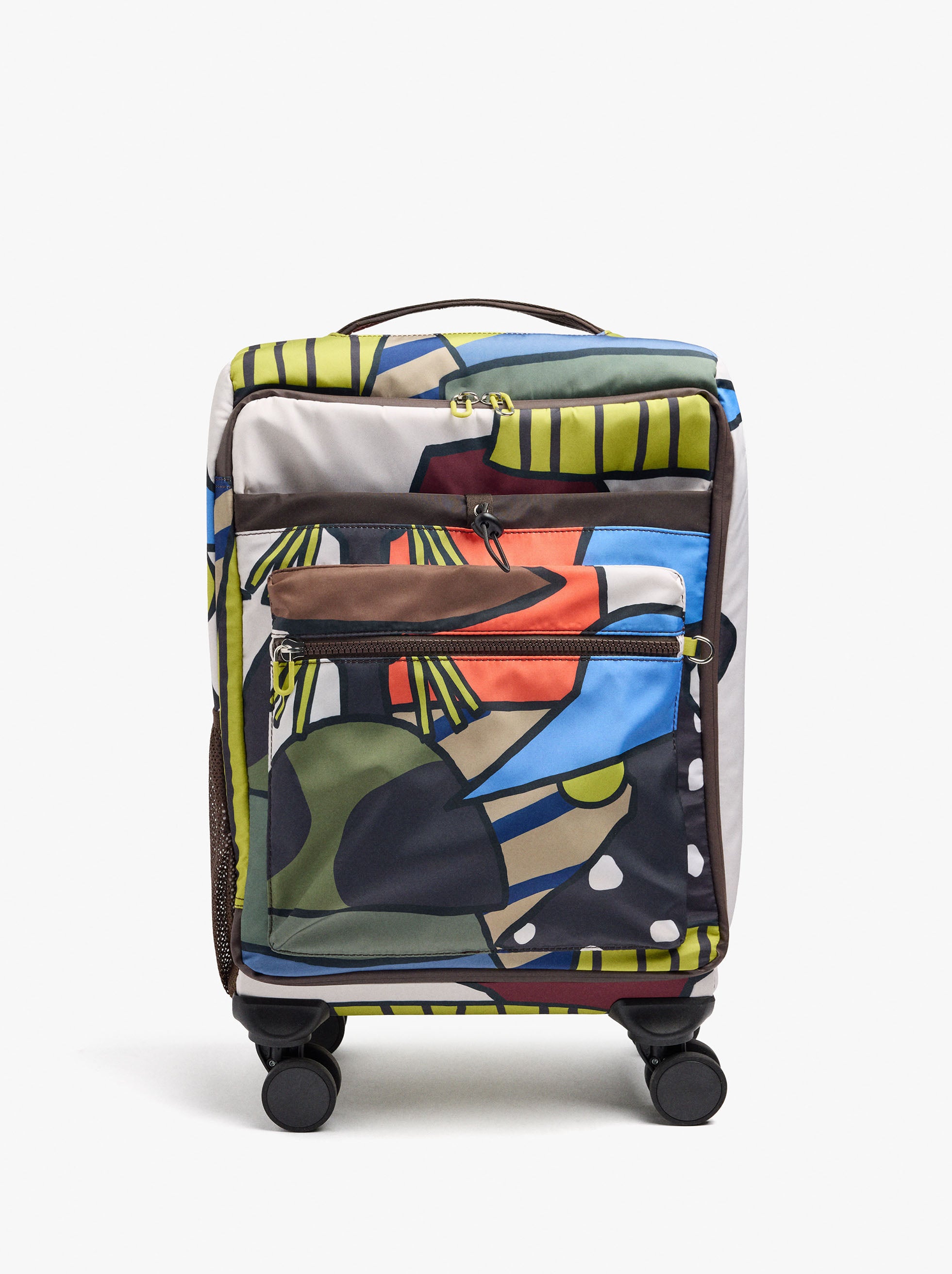 Maleta De Viaje Estampada De Nylon