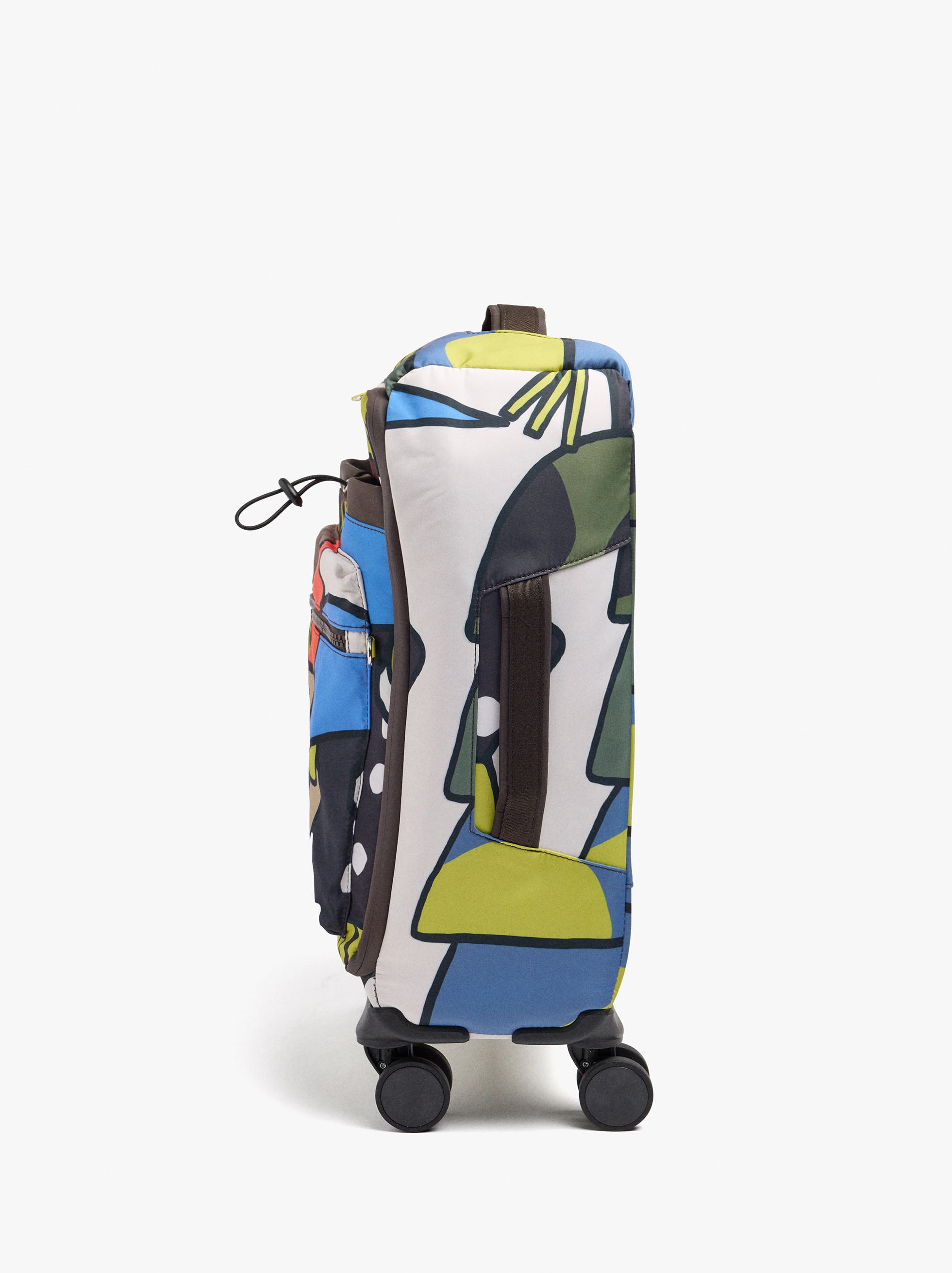 Maleta De Viaje Estampada De Nylon