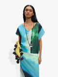 Blusa Estampada 100% Lino