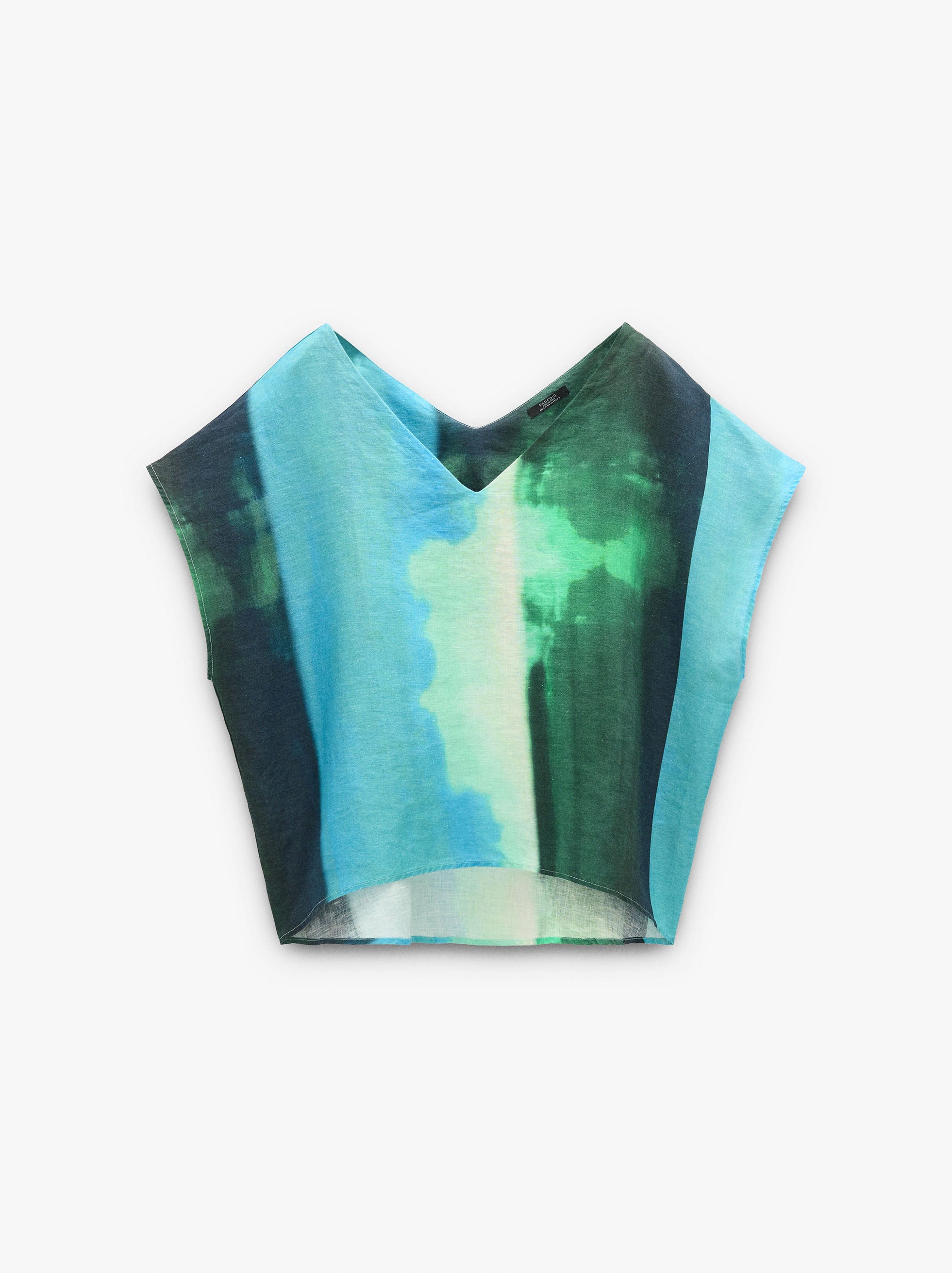Blusa Estampada 100% Lino