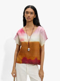 Blusa Estampada 100% Lino