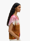 Blusa Estampada 100% Lino