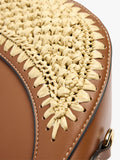 Bolso De Mano Con Detalle Efecto Rafia