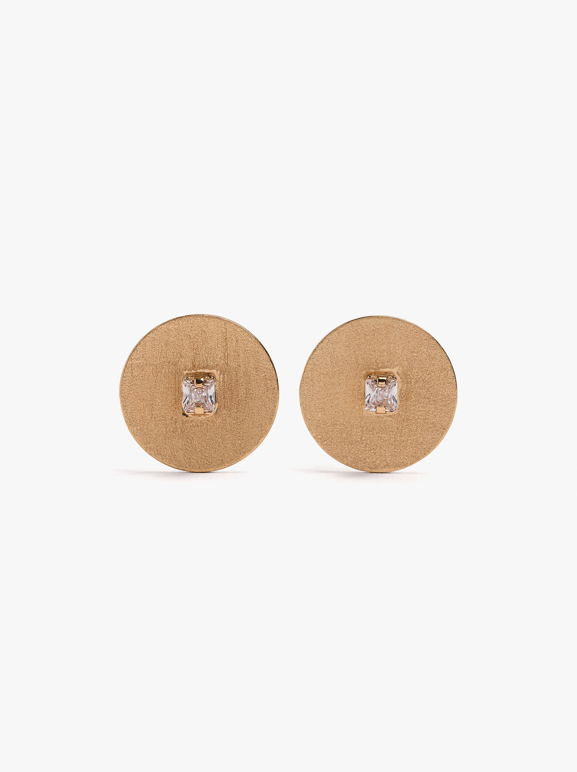 Pendientes Redondos Con Circonitas
